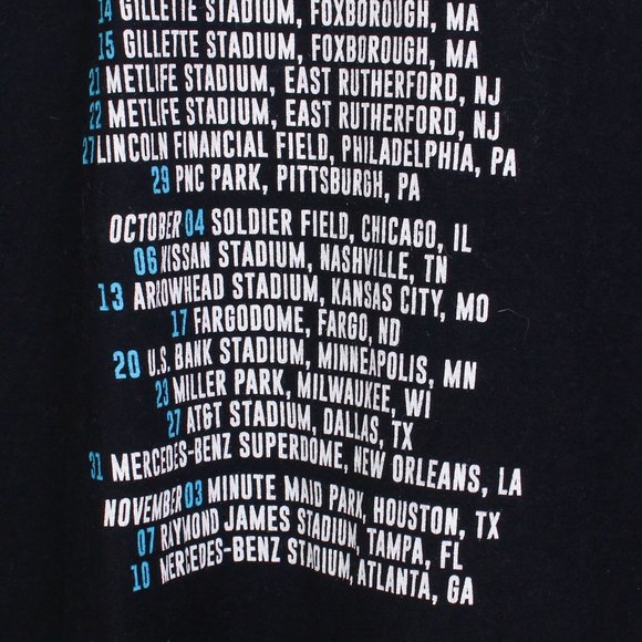 Ed Sheeran Shirt Mens XL Black Divide World Tour Tee - Picture 6 of 7